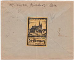 Germany 1935 European sized Gray Airmail cover from Munich