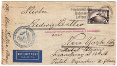 Germany 1929 Zeppelin America Flight Cover to NY