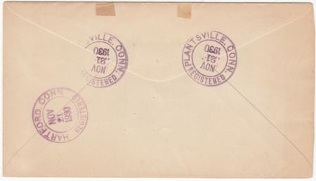US Connecticut, Plantsville 558, 561, 689 Fancy Cancel Cover, Star