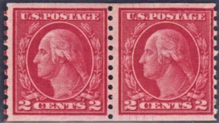 US 454 Washington / Franklins F - VF LH Pair, Vertical plate cv $165++