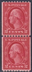 US 488 Washington / Franklin VF - XF NH Pristine Line Pair cv 150.00