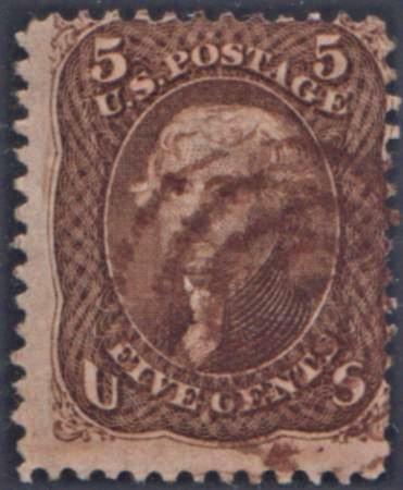 US 95 Early Classics Ave Used Rare Brown Cancel cv $900