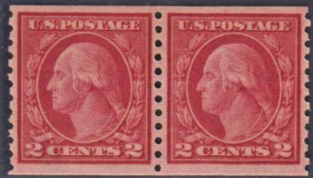 US 454 Washington / Frankiln VF - XF NH Pristine Well Centered Pair cv $425 as 85