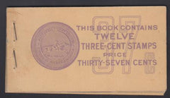 US TDB3 Test Booklet Ave - Fine Mint NH Centering Exactly as Pictured in Scott cv 600.00