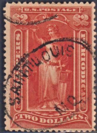 US PR120 Newspaper F - VF+ Used St. Louis Oval Cancel cv 110.00