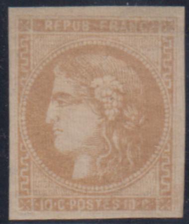 France 42 VF - XF Mint Hinged Very Fresh! cv $825