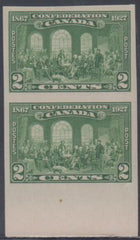 Canada 142a XF LH Imperf Pair cv $125