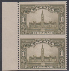 Canada 159c Mint LH Vertical Pair, Horizontal Imperf cv $725