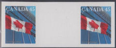 Canada 1362c Variety XF Mint NH Imperf Gutter Pair cv $1,750