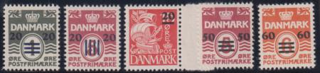 Denmark Faroe Islands 2 - 6 VF NH - Pristine cv $1,150