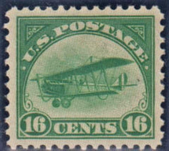 US C2 Airmail XF Hinged Superb Centering