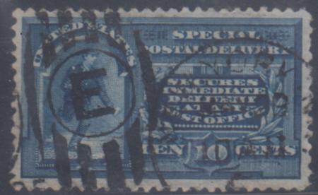 US E4 Special Delivery XF Used Impeccably Centered, cv $200