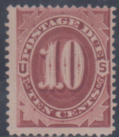 US J19 Postage Due Fine Unused No Gum, Deep Fresh Color cv $550