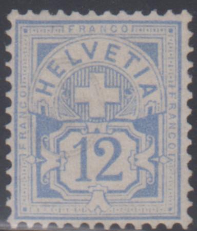 Switzerland 80 VF Mint Expertly Regummed cv $290