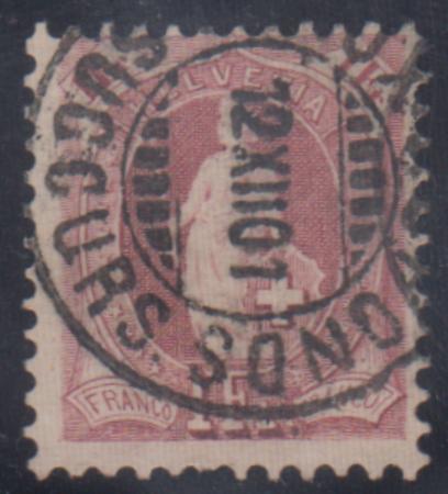 Switzerland 87b  Ave - F Used - tiny faults cv $310