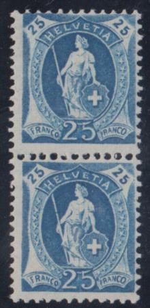 Switzerland 120 F - VF NH Perf 11 1/2 x 12, Granite Paper