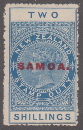Samoa 120 Variety Fine Mint Hinged Scarce Perf 14 x 14 cv $100.00