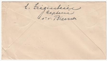 Germany 1932 Small Sized Bremen Cover Sent to Buffalo NY