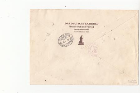 Germany 1936 1st  Hindenburg  North America Large Flight Cover with 469 block