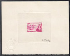 Burkina Faso 140 1965 Artist Die Proof in Magenta  for Great Waterfall of Banfora