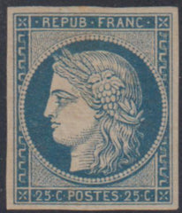 France 6 VF - XF Mint LH Signed Calvs with Cert. Fresh OG, Spectacular! cv $9,000