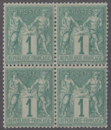 France 64 VF Hinged Calves Cert cv $725