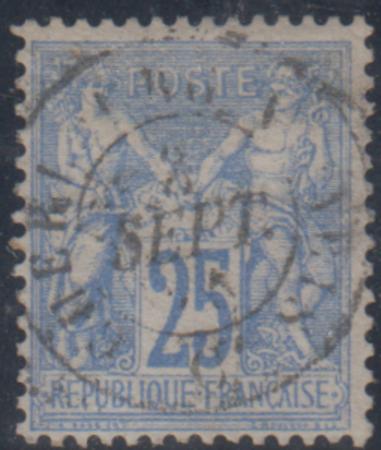 France 72 F - VF Used, Nice S-O-N Cancel cv $55