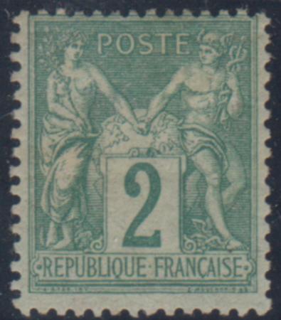 France 77 Fine LH Signed Calves cv $115