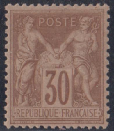 France 82a F - VF Mint NH Pristine Color + Gum cv $140