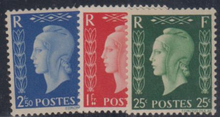 France 504 Unissued F - VF Mint LH "RF Postes" cv $100 as NH