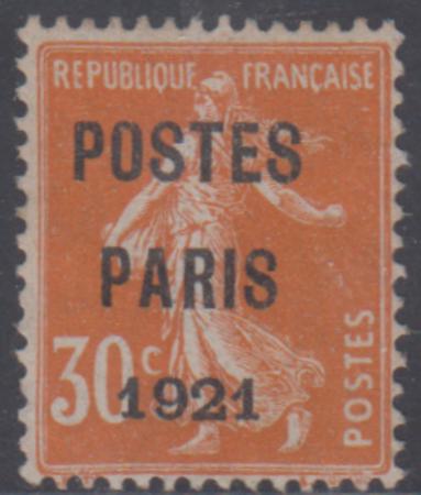 France Yv Preo 27 F - VF Used No Gum cv $550