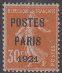 France Yv Preo 27 F - VF Used No Gum cv $550