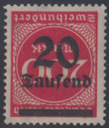 Germany 246a VF Mint LH Inverted Overprint Signed cv $57.50