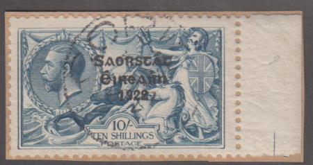 Ireland 79 VF Used Sheet Margin Example on Small price - Perfect "Cork" Town Cancel cv $575