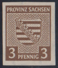 German Occupation - Saxony Province 13N2var VF Mint LH