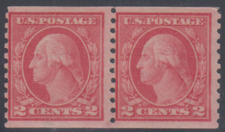 US 455 Washington / Franklin Fine NH Pair cv $360