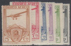 Spain C12-17 F - VF Mint LH Some Appear NH Railway Congress cv $105.50