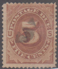 US J4 Postage Dues Ave - F Used, with small faults, cv $50