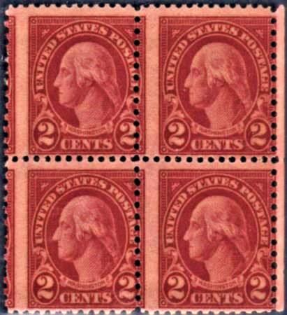 US 634 NH Error Misperf Block of 4, Fresh
