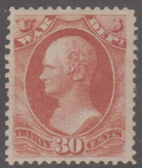 US O92 Officials VF + Mint Expertly Regummed, Large Margins cv $45