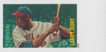 US 4695a Modern Imperf Larry Doby Single
