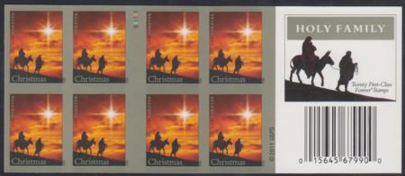 US 4711c Modern Imperf Holy Family Booklet