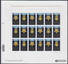 US 4822-23f Modern Imperf Medal Of Honor pr-2013 Sheet