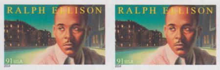 US 4866a Modern Imperf Ralph Ellison Pair