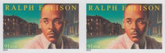 US 4866a Modern Imperf Ralph Ellison Pair