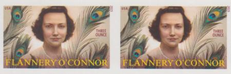 US 5003a Modern Imperf Flannery O'Connor Pair