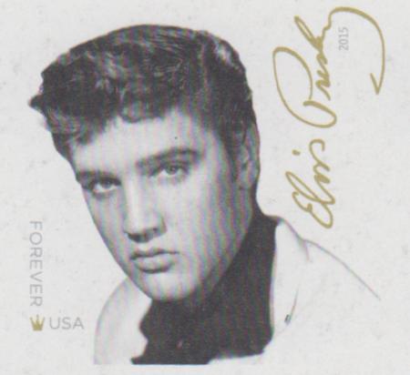 US 5009a Modern Imperf Elvis Single