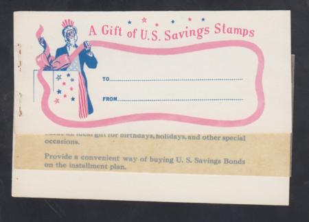 US S6a Saving Stamps - Booklet Covers + Interleaving Only