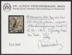 Austria 1a Used VF - Printed on Both Sides cv $120