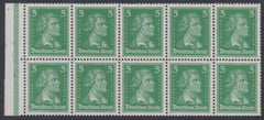 Germany 353c NH VF Booklet Pane of 10  cv $725